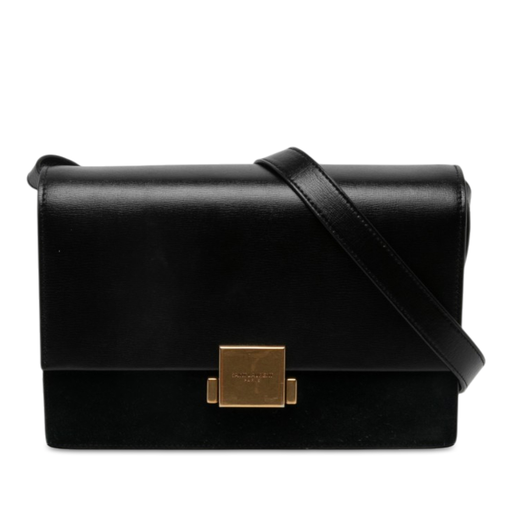 Pre-Loved Saint Laurent Medium Calfskin and Suede Bellechasse Bag